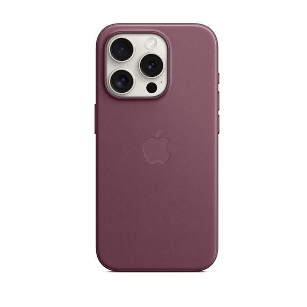 Apple iPhone 15 Pro FineWoven Case With Magsafe - Mulberry | MT4L3 Apple iPhone 15 Pro FineWoven Case With Magsafe - Mulberry | MT4L3